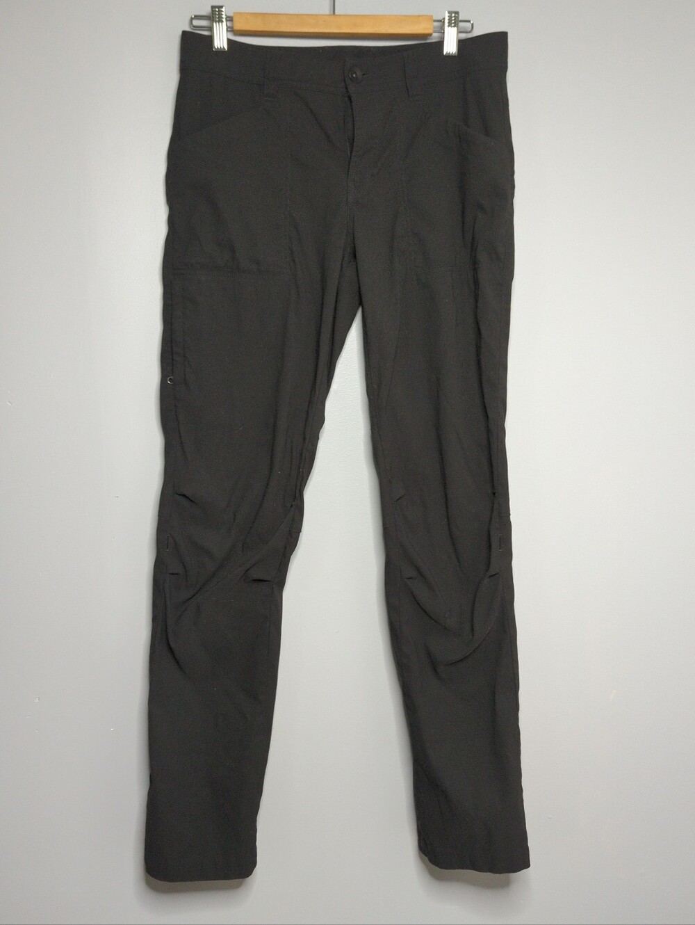 MEC Black Terrena Stretch Hiking Pants Women’s Size 8 Long